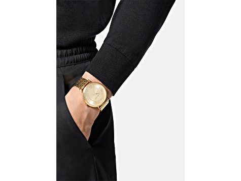 V-Eternal Watch 42MM Yellow Case Yellow Guilloché Dial Yellow