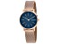 Skagen Women's Signatur Blue Dial, Rose Stainless Steel Watch