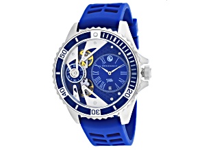 Oceanaut Men's Tide Blue Dial, Blue Rubber Strap Watch
