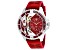 Oceanaut Men's Tide Red Dial, Red Rubber Strap Watch