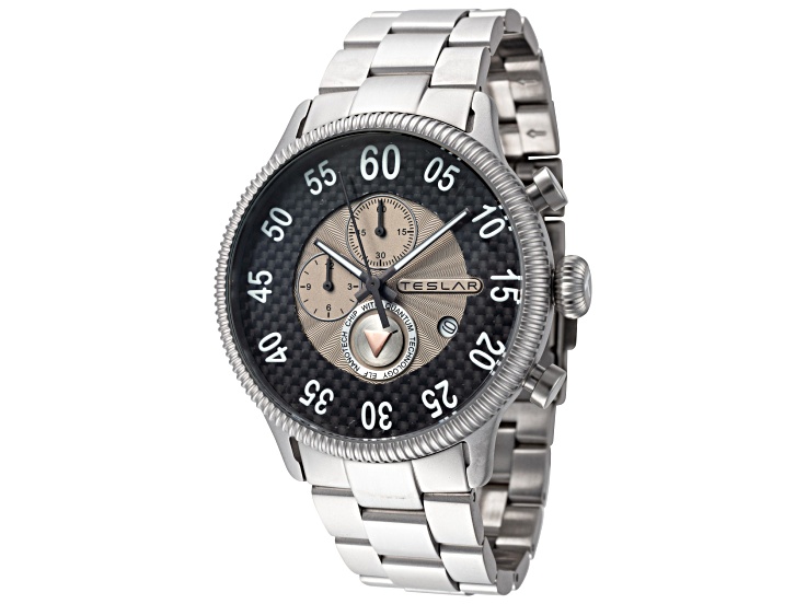 Teslar Men s Re Balance T 4 44mm Quartz Watch 18KNHA JTV