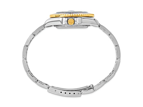 Charles Hubert Ladies Two-Tone Rotating Diver\