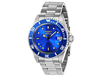 Picture of Invicta Pro Diver 40mm Blue Dial Stainless Steel Band Automatic Watch