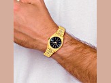 Men's Charles Hubert IP-plated Black Dial Watch