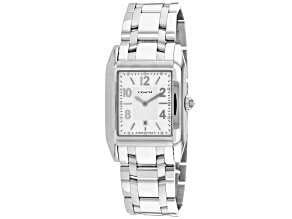 Coach Commerce Root 42mm Stainless Steel Bracelet Swiss Quartz Watch