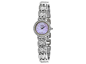 Pulsar Women's Classic Pink Mother-Of-Pearl Dial Stainless Steel Watch