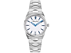Mathey Tissot Women's Classic White Dial, Stainless Steel Watch