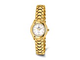 Ladies Charles Hubert Gold-finish White Dial Watch