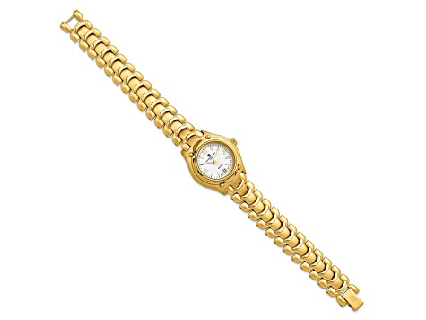 Ladies Charles Hubert Gold-finish White Dial Watch - 18T6LA 