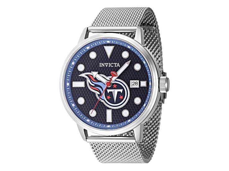Invicta NFL 44mm Blue Dial Tennessee Titans Quartz Watch