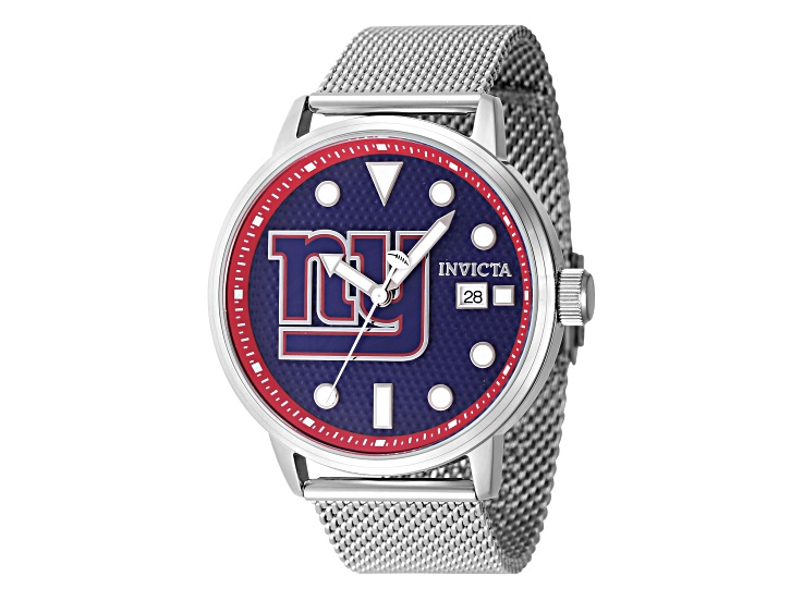 Invicta NFL 44mm Blue Dial New York Giants Quartz Watch