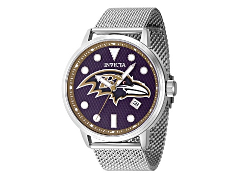 Invicta NFL 44mm Blue Dial Baltimore Ravens Quartz Watch