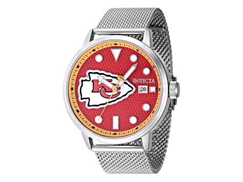 Invicta NFL 44mm Red Dial Kansas City Chiefs Quartz Watch