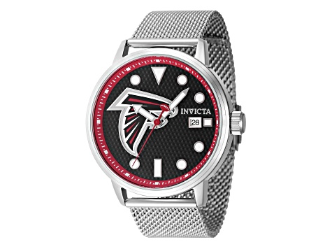 Invicta NFL 44mm Black Dial Atlanta Falcons Quartz Watch