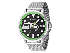 Invicta NFL 44mm Blue Dial Seattle Seahawks Quartz Watch