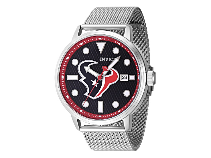 Invicta NFL 44mm Navy Dial Houston Texans Quartz Watch 18XW8Y JTV