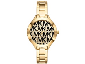 Michael Kors Women's Slim Runway Yellow Stainless Steel Bracelet Watch