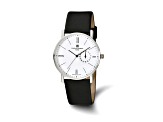 Men's Charles Hubert Stainless Steel White Dial Dress Watch