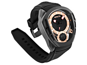 Invicta Akula 48.7mm Black Bezel Black Silicone Automatic Watch