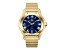 Oceanaut Women's Rayonner Blue Dial, Blue Bezel, Yellow Stainless Steel Watch