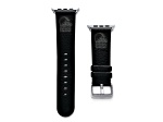 Gametime Cleveland Browns Leather Band fits Apple Watch (42/44mm M/L Black). Watch not included.