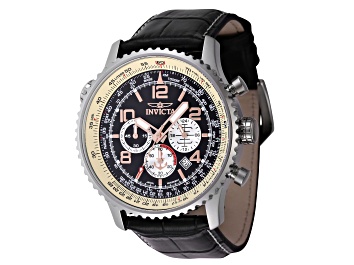 Invicta Subaqua Poseidon 55.40mm Black Dial Stainless Steel Quartz Watch