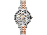 Thomas Earnshaw Women's Nightingale 34mm Automatic Two-tone Rose Stainless Steel Watch