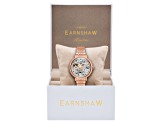 Thomas Earnshaw Women's Nightingale 34mm Automatic Rose Stainless Steel Watch