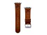 Gametime NHL Vancouver Canucks Tan Leather Apple Watch Band (42/44mm S/M). Watch not included.