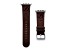 Gametime NHL Tampa Bay Lightning Brown Leather Apple Watch Band (38/40mm M/L). Watch not included.