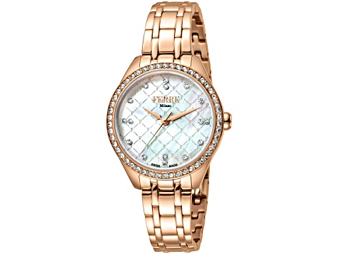 Ferre Milano Women's Classic Rose Stainless Steel Watch