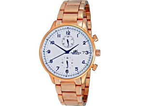 Adee Kaye Men's Blitz  - G1 Rose Stainless Steel Bracelet Watch