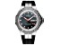 Edox Men Delfin The Original 43mm Automatic Watch with Black Rubber Strap, Gunmetal Dial
