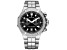 Edox Men Delfin The Original 43mm Quartz Stainless Steel Watch, Black Dial