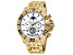 Seapro Men's Montecillo White Dial, Yellow Stainless Steel Watch