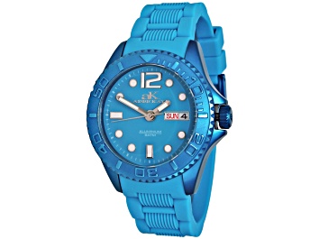 Picture of Adee Kaye Women's Blue Rubber Strap Watch