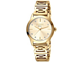 Ferre Milano Women's Classic Yellow Dial Yellow Stainless Steel Watch
