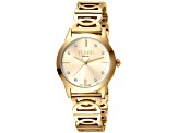 Ferre Milano Women's Classic Yellow Dial Yellow Stainless Steel Watch