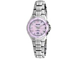 Pulsar Women's Classic Pink Dial Stainless Steel Watch