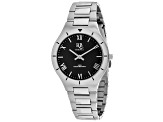 Roberto Bianci Women's Eterno Black Dial, Stainless Steel Watch