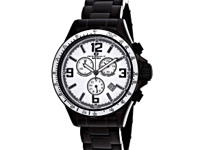 Oceanaut Men's Baltica White Dial, Black Stainless Steel Watch