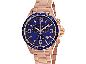 Picture of Oceanaut Men's Baltica Blue Dial, Rose Stainless Steel Watch