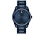 Movado Men's Bold Verso Blue Dial, Blue Stainless Steel Watch