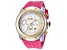 Glam Rock Women's Miami 45mm Quartz Chronograph Hot Pink Strap Watch