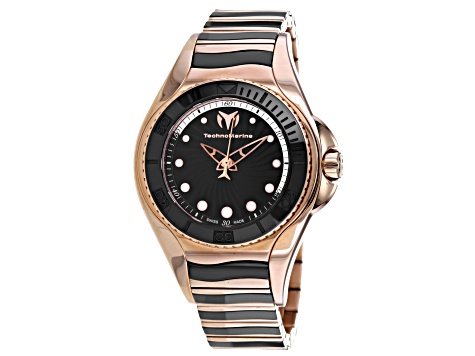 Ladies Charles Hubert IP-plated Black Dial Watch - 195N9A | JTV.com