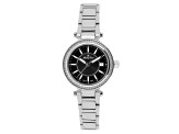 Mathey Tissot Women's Classic Black Dial Stainless Steel Watch