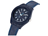 Nautica Mercury Bay Men's 41 Quartz Watch with Blue Fabric Strap