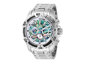 Invicta Pro Diver 51mm Iridescent Dial Stainless Steel Band Quartz Watch