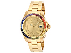 Invicta Women's Angel 40mm Goldtone Dial Stainless Steel Bracelet Quartz Watch