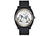 Nixon Women's Time Teller Duck Design Dial Black Strap Watch